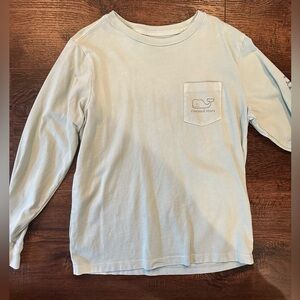 Vineyard Vines Kids Sky Blue Long Sleeve Tee